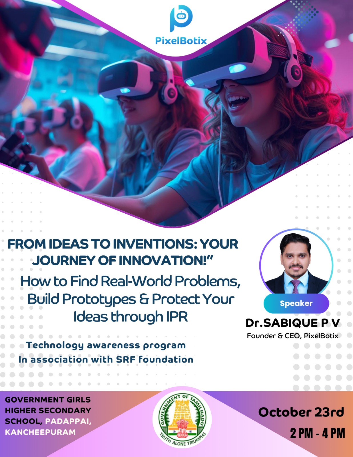 AI Technology Awareness program at Governemnt Girls Higher Secondary School