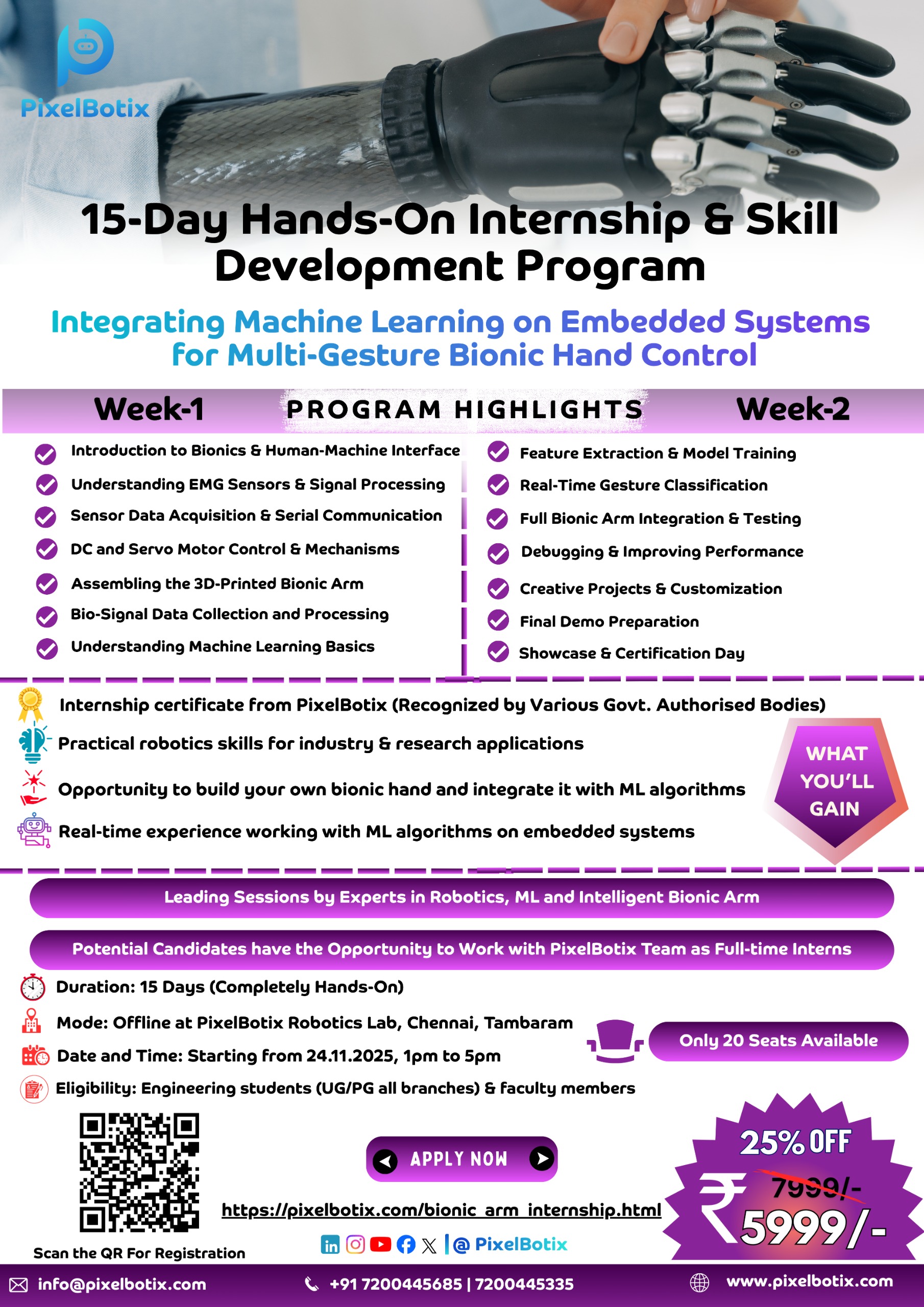 3D Printing & AI Integration Workshop Poster